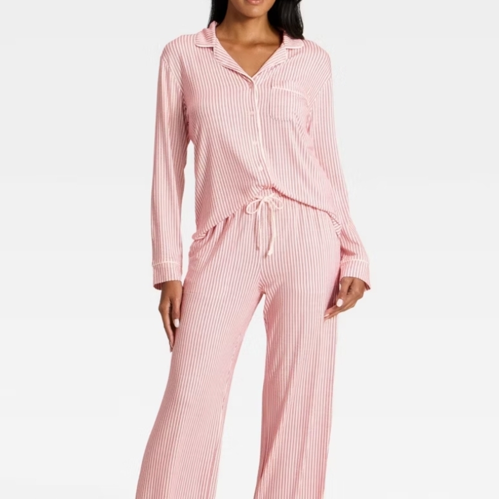 Auden Blush Striped Pajama Set